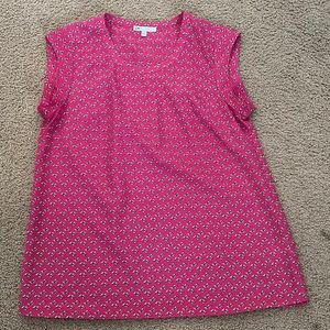 DR2 Origami bird pink blouse